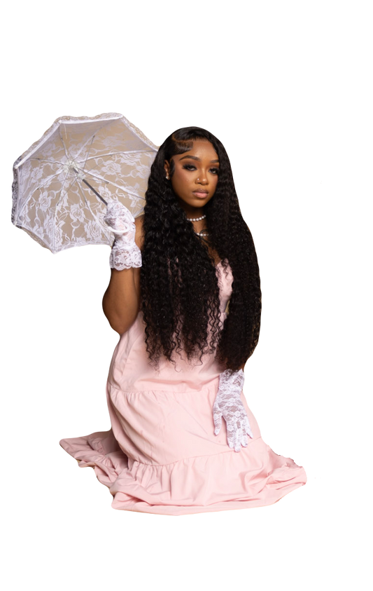 24” Deep Wave Frontal Wig